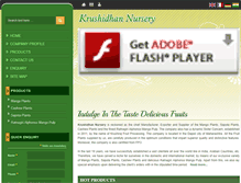 Tablet Screenshot of krushidhannursery.com